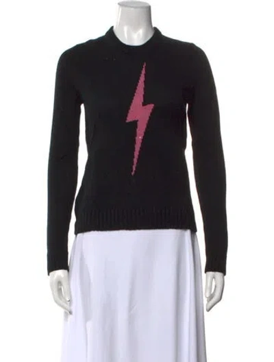 Pre-owned Zadig & Voltaire Cashmere Graphic Print Sweater In Multi