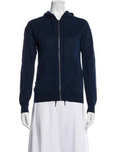 Pre-owned Zadig & Voltaire Cashmere Jacket In Blue