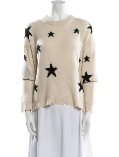 Pre-owned Zadig & Voltaire Cashmere Printed Sweater In Neutral