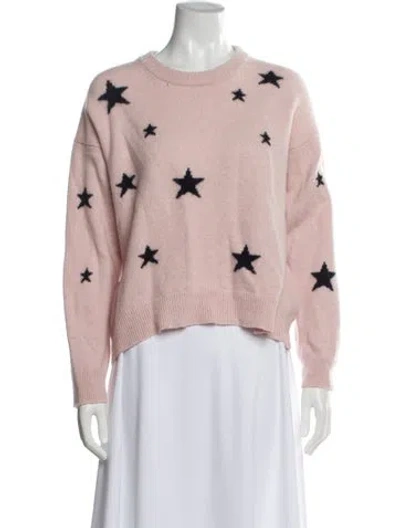 Pre-owned Zadig & Voltaire Cashmere Printed Sweater In Neutral