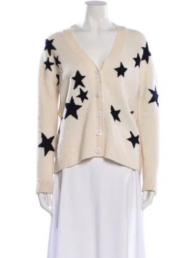 Pre-owned Zadig & Voltaire Cashmere Printed Sweater In Neutral