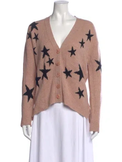 Pre-owned Zadig & Voltaire Cashmere Printed Sweater In Neutral