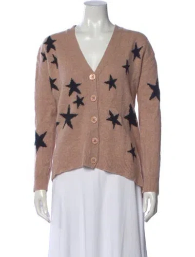 Pre-owned Zadig & Voltaire Cashmere Printed Sweater In Neutral