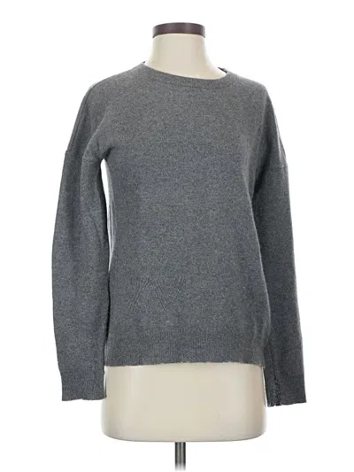 Pre-owned Zadig & Voltaire Cashmere Pullover Sweater In Gray