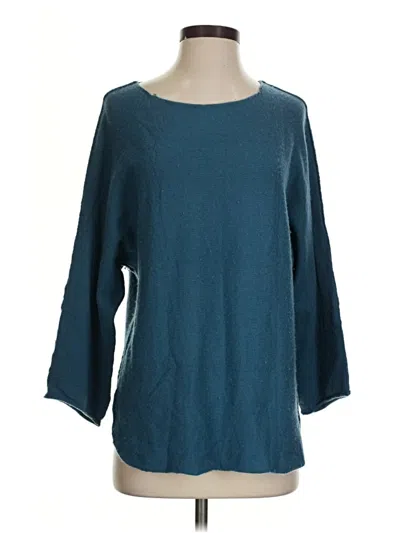 Pre-owned Zadig & Voltaire Cashmere Pullover Sweater In Teal