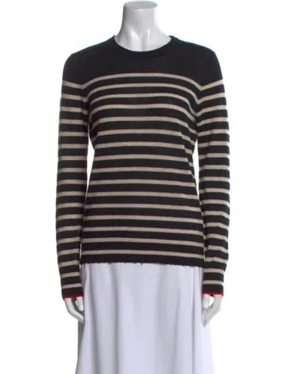 Pre-owned Zadig & Voltaire Cashmere Striped Sweater
