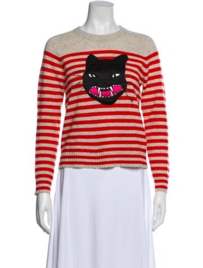 Pre-owned Zadig & Voltaire Cashmere Striped Sweater In Multi