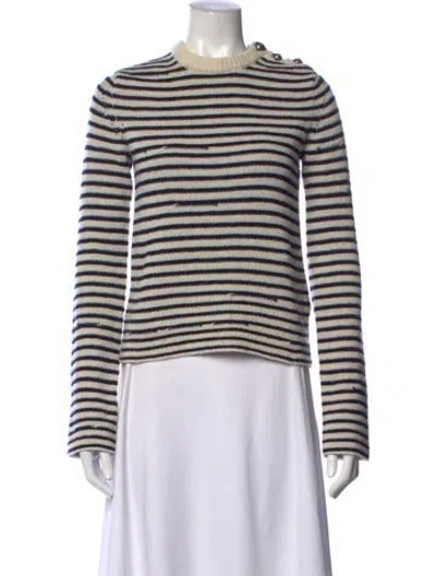 Pre-owned Zadig & Voltaire Cashmere Striped Sweater In Multi