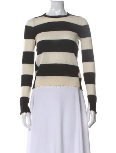 Pre-owned Zadig & Voltaire Cashmere Striped Top In Multi