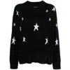 Zadig & Voltaire Markus Star-print Cashmere Jumper In Black