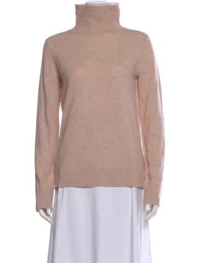 Pre-owned Zadig & Voltaire Cashmere Turtleneck Sweater In Neutral