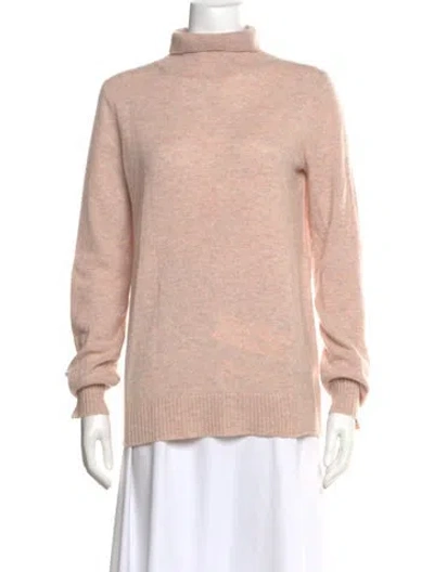 Pre-owned Zadig & Voltaire Cashmere Turtleneck Sweater In Pink