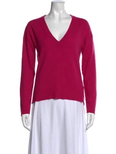 Pre-owned Zadig & Voltaire Cashmere V-neck Sweater