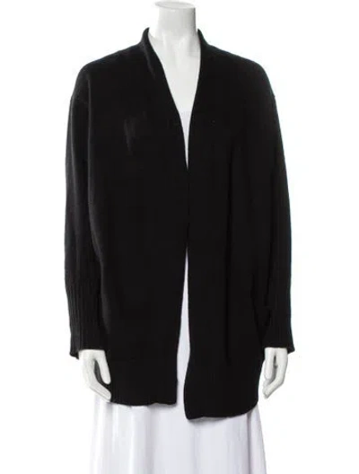 Pre-owned Zadig & Voltaire Cashmere V-neck Sweater In Black