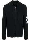 Zadig & Voltaire Cashmere Zip-up Hoodie In Black