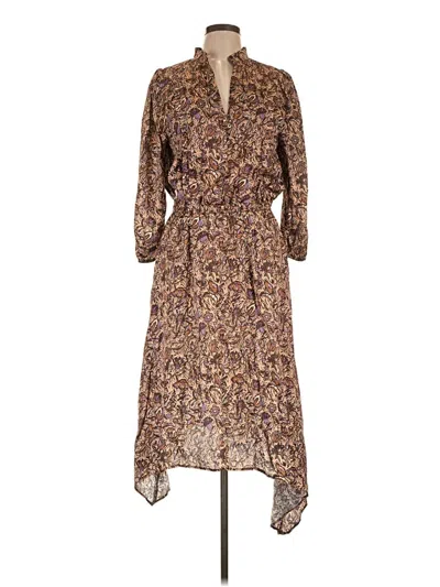 Pre-owned Zadig & Voltaire Casual Dress In Brown