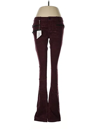 Zadig & Voltaire Casual Pants In Burgundy