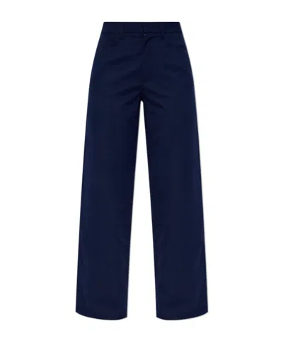 Zadig & Voltaire Casual Pants With Belt Loops In Blue