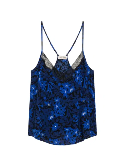 Zadig & Voltaire Cespa Camisole In Blue