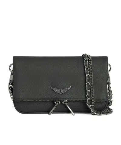 Zadig & Voltaire Chain Clutch In Black