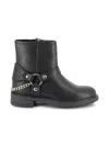 Zadig & Voltaire Chain-embellished Ankle Boots In Black