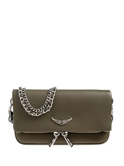 Zadig & Voltaire Chain-embellished Tote Bag In Green