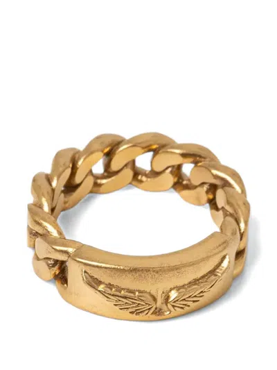 Zadig & Voltaire Chain Ring In Gold