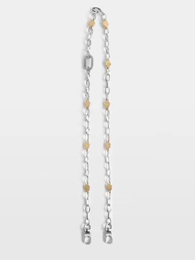 Zadig & Voltaire Chain Shoulder Strap In Metallic