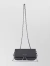 Zadig & Voltaire Black Leather Rock Nano Shoulder Bag In Black