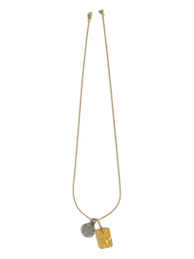 Zadig & Voltaire Charm Chain Necklace In Gold