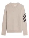 Zadig & Voltaire Chevron-pattern Cashmere Sweater In Neutral