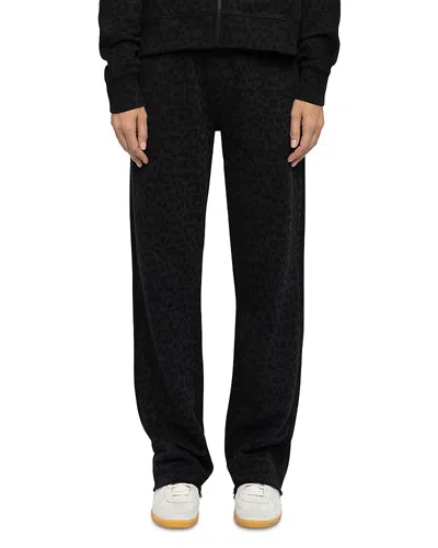 Zadig & Voltaire Chilloh Cotton Leopard Print Pants In Multi