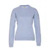 Zadig & Voltaire Cici Ws Heart Patch Sweater In Blue