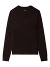 Zadig & Voltaire Cici Heart-patch Sweater In Brown