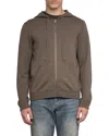 Zadig & Voltaire Clash Lc Patch Western Wool Blend Hoodie In Brown