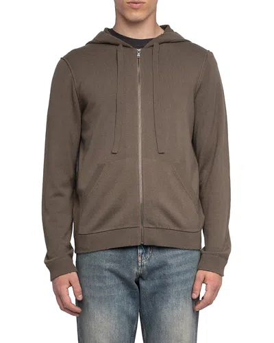 ZADIG & VOLTAIRE CLASH LC PATCH WESTERN WOOL BLEND HOODIE
