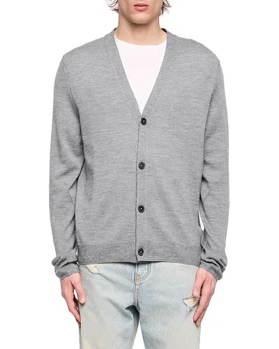 Zadig & Voltaire Clash Wool Cardigan In Gray