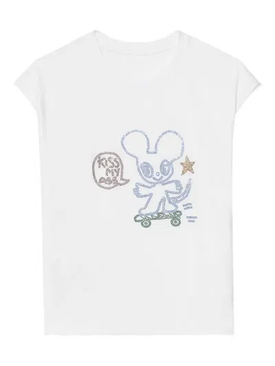 Zadig & Voltaire Cloe Cotton Tank Top In White