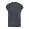Zadig & Voltaire Zadig&voltaire Cloe Hc Skull Strass T-shirt In Gray