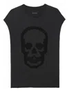 Zadig & Voltaire Cloe Skull Tank Top In Gray