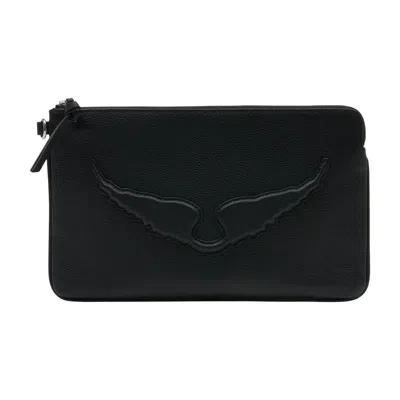 Zadig & Voltaire Clutch In Black