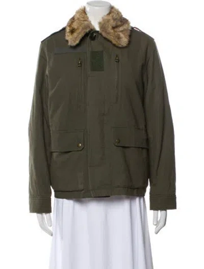 Pre-owned Zadig & Voltaire Coat In Green