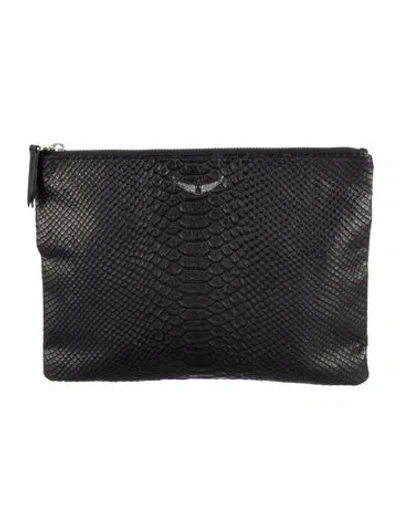 Pre-owned Zadig & Voltaire Cobra Pouch In Black