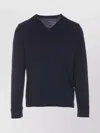 Zadig & Voltaire Collar Button Detail V-neck Sweater