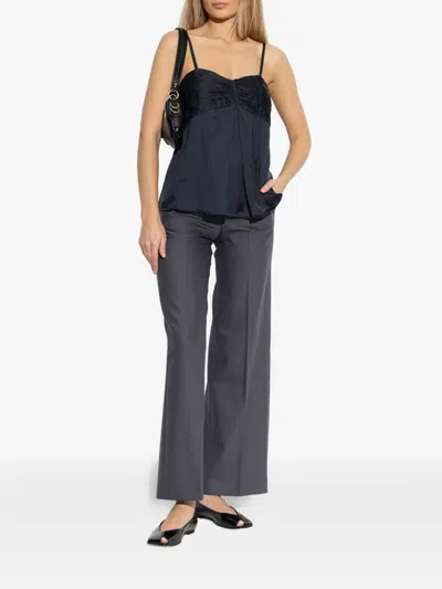 Zadig & Voltaire Concealed-fastening Belt-loop Trousers In Black