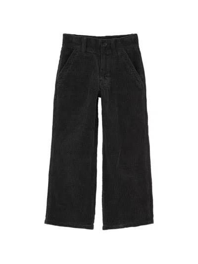 Zadig & Voltaire Kids' Corduroy Cotton Trousers In Black