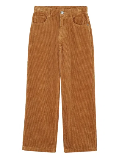 Zadig & Voltaire Kids' Corduroy Trousers In Brown