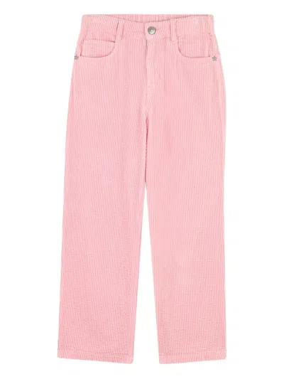 Zadig & Voltaire Kids' Corduroy Trousers In Pink