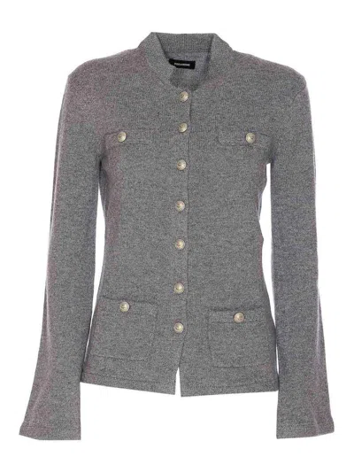 ZADIG & VOLTAIRE ZADIG&AMPVOLTAIRE GREY LUCY CARDIGAN
