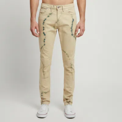 Pre-owned Zadig & Voltaire Cream Tie Dye Denim David Jeans M/waist 34" In White